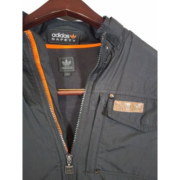 Adidas Mens Jacket Medium Black Safety Field Military Utility - Picture 2 of 6